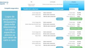 Comparativo de precios, coberturas y aseguradoras - traigoseguro.com